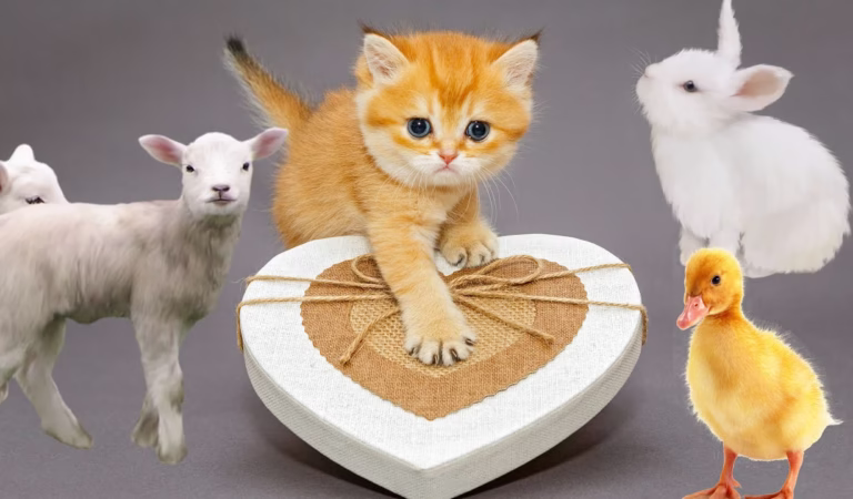 Cute cat moments – kittens playing – cat meow sound effects